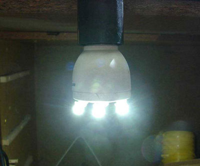 Как сделать недорогую, но очень мощную светодиодную лампу